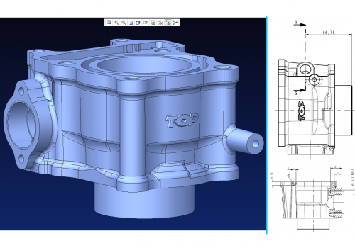 Modelli 3D industrializzati, disegni costruttivi 